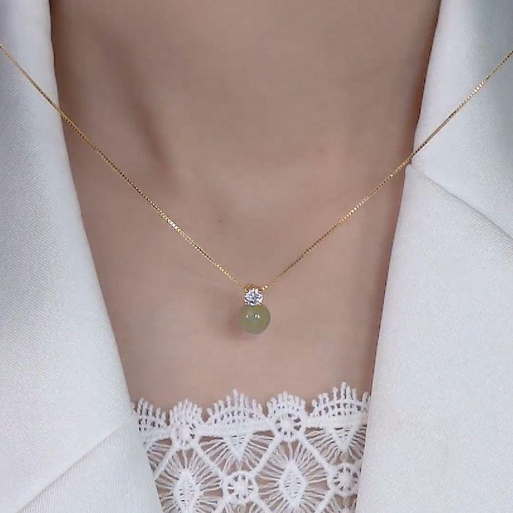 

Collar Chain Diamond Fashion Jewelry Necklace Chinese Style Necklace Women Clavicle Chain