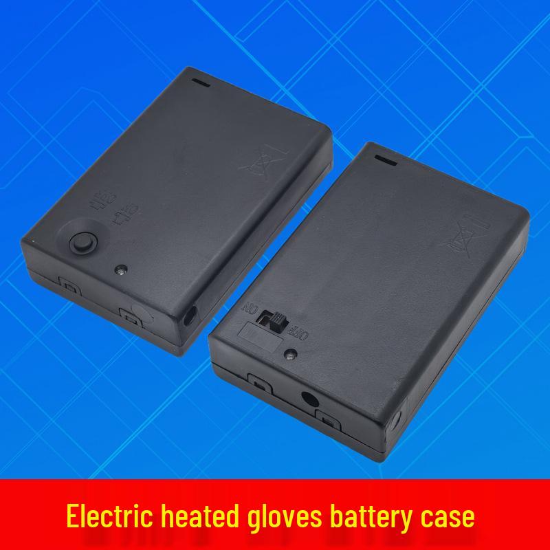 4.5V Electric Heated Gloves for Cycling and Skiing with 3-Section AA Battery Box and Switch