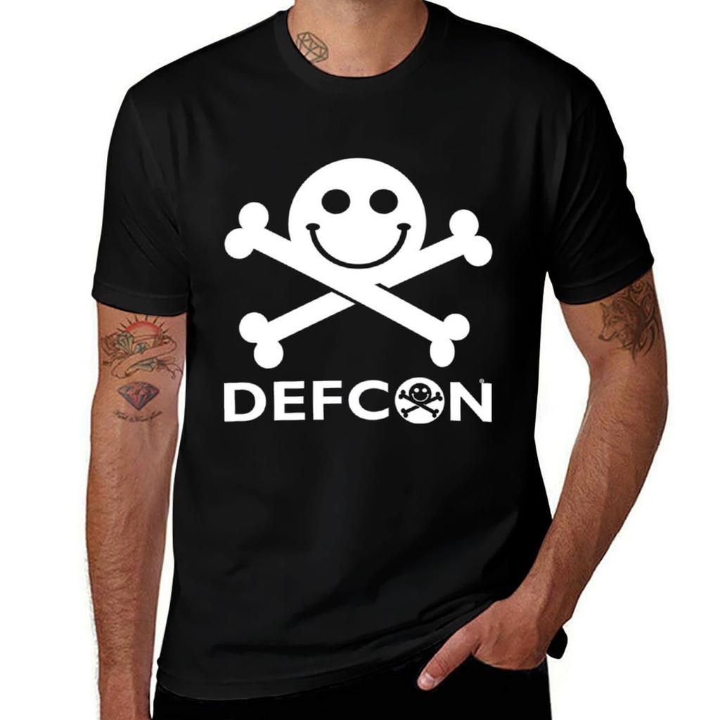 Defcon TShirt Art Pattern Printed Casual Top