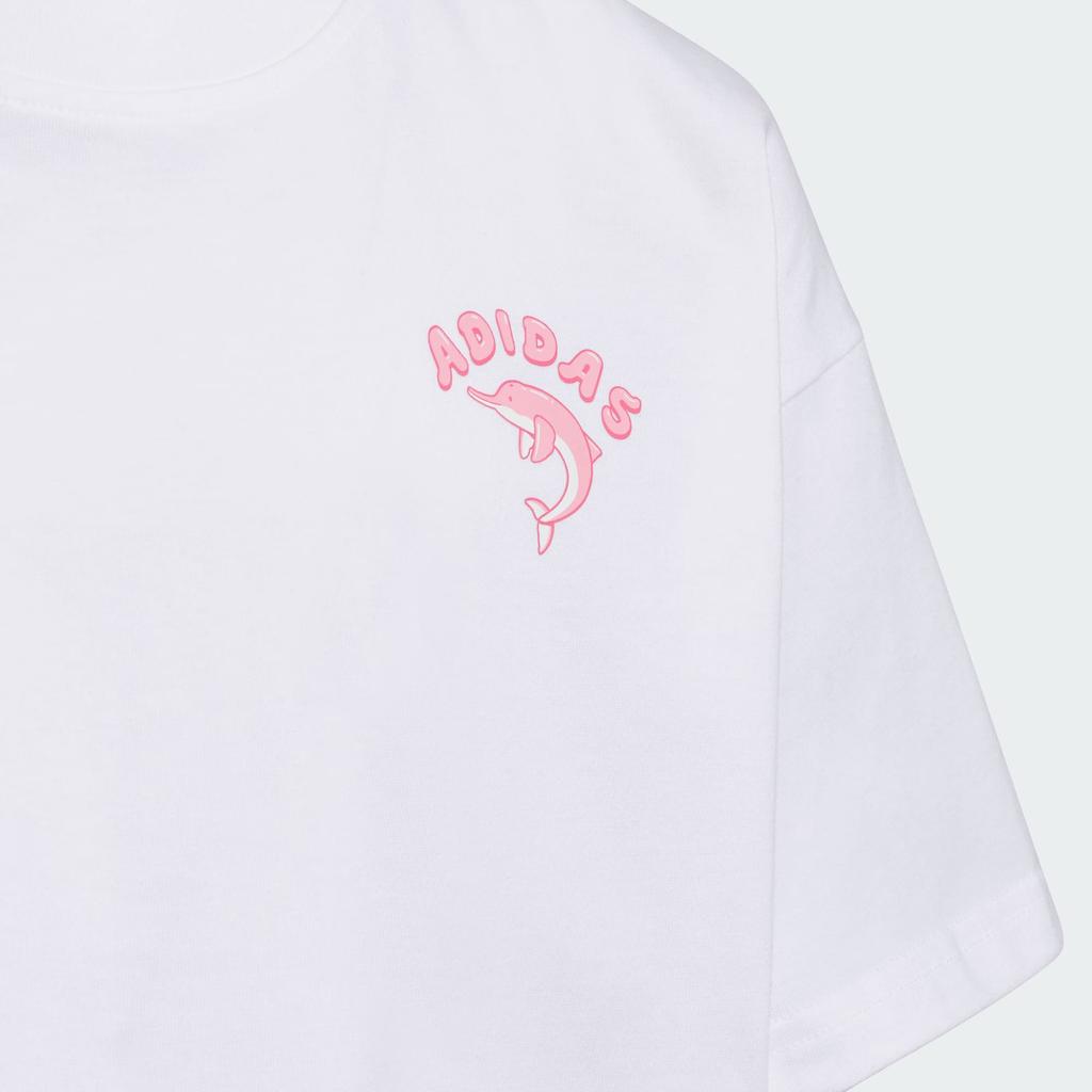 Adidas Unisex T Shirts Crew Neck Moderate JF3861