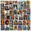 50 Cartoon Picasso Oil Painting Graffiti Stickers Decorate Guitar Notebook Suitcase DIY Waterproof