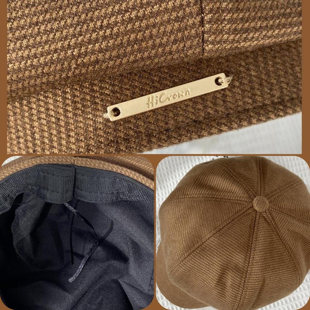 Schiebermütze für Herbst und Kälte mit metallischer Jagdkappe für Damen und UV lässt das Gesicht [Qzkouma] Mütze, Hut, Kappe, Winter, Schutz,