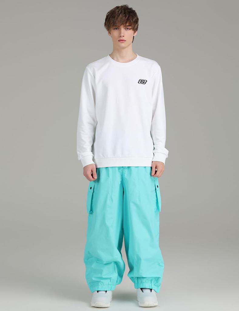 HOTIAN Snowboardové lyžařské kalhoty pro muže a 4 velikosti Voda a xypK2201 Kalhoty, Unisex, Ženy, (XS-L), 10 000 mm odolnost, vodoodpudivý,