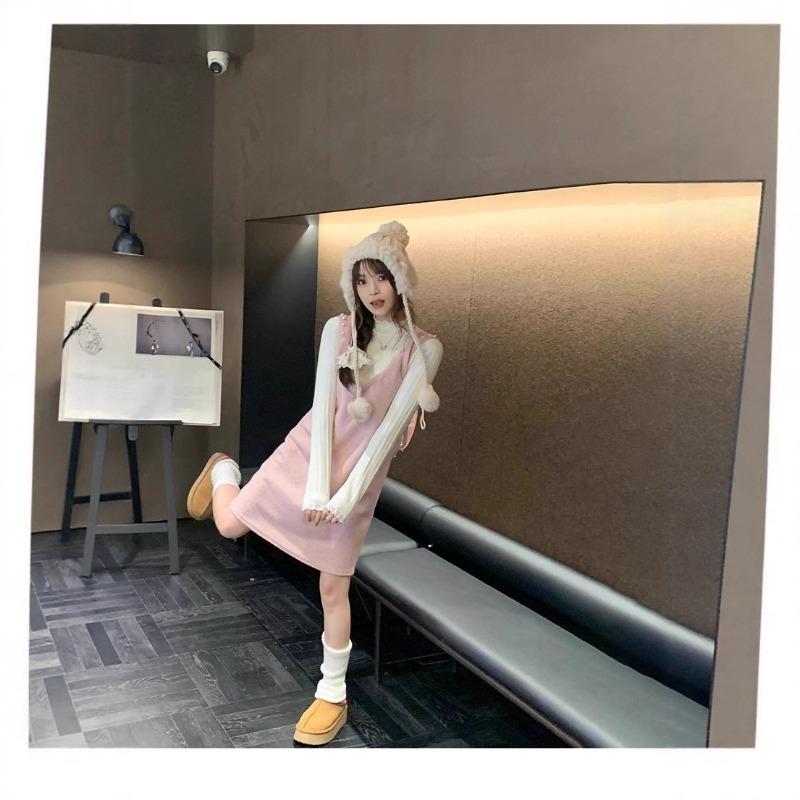 Lace bottoming shirt women's inner sweater new autumn white fungus edge knitted top