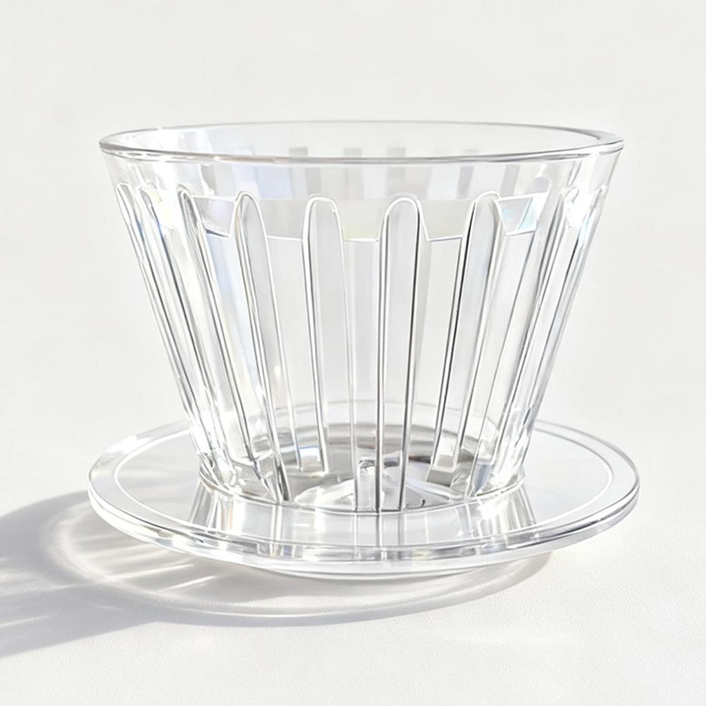 Meteor Shower Pour-Over Coffee Drip Filter Cup - Flat Bottom Household Coffee Brewing Utensil