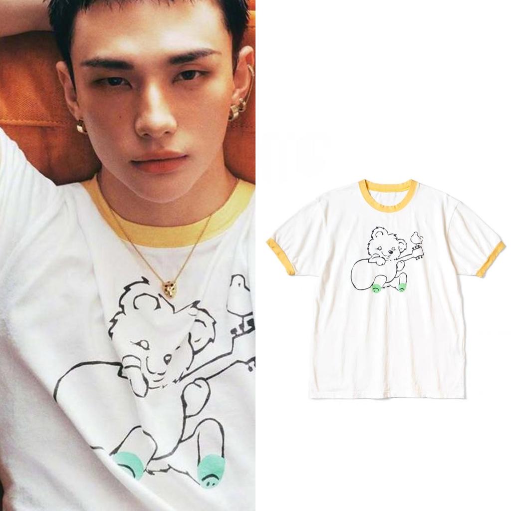 Straykids Hyunjin T-shirt Kop star SK
