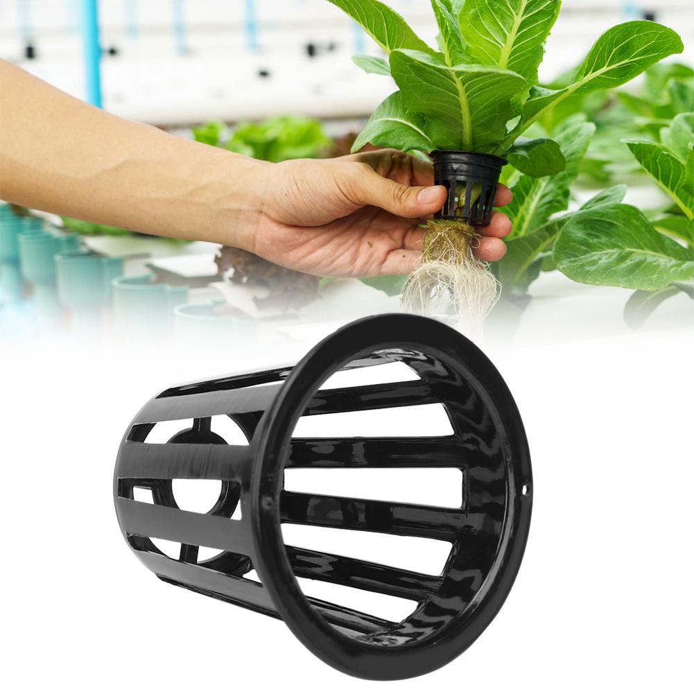 50Pcs Hydroponics Soilless Plant Flower Growing Basket Mesh Pot Net for Greenhouse