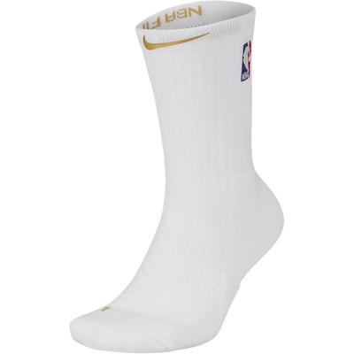 X NBA Crew Socks Men's 1 Pack White SX7426-100