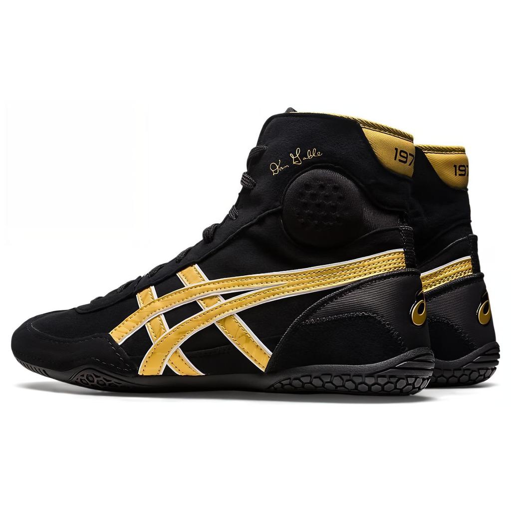 New Asics Dan Gable Evo 3 'Black Rich Gold' 1081A052-001