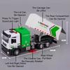 1:32 Alloy Garbage Sweeping Truck Toy Cars Model Door Opened Rubber Tires Sanitation Trucks Light Music Miniature Car Kids Gifts