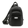 Vintage PU Backpack Women's Multi-Layer Large Capacity Chest Bag Multi-Use Lightweight Crossbody Bag