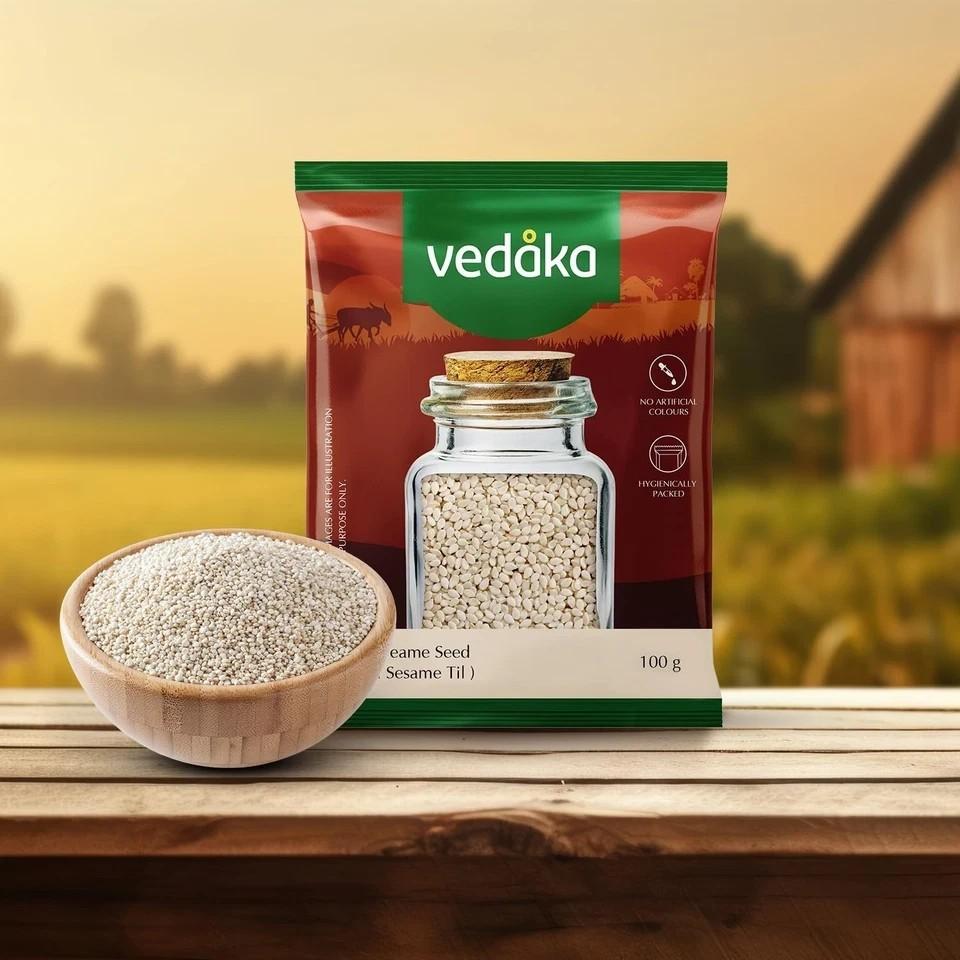 Amazon Marke Vedaka Geschälte Sesamsamen 100 G Nylon Sesam Til