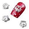 10x 3D Alloy Rhinestones Crown Nail Art Tips Glitters Beads DIY Decorations