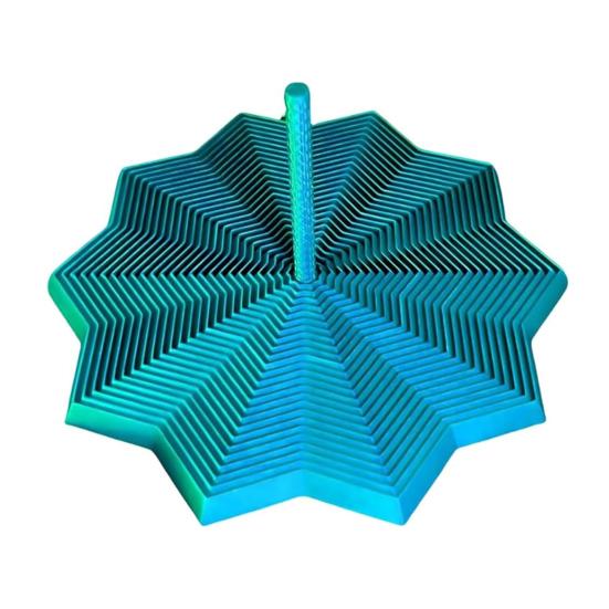 1/3Pcs 3D Printed Expanded Fidget Star Expandable Fractal Hexagon with Handle Stress Anxiety Relief Honeycomb Whirling Spiral Star Sensory Toy