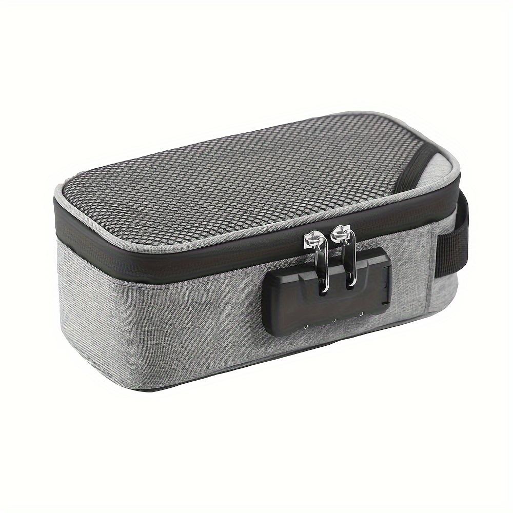 [Smell Proof Travel Bag] Carbon Lined Smell Proof Bag with Lock | Odor Proof Storage Container for Travel - Only Bag