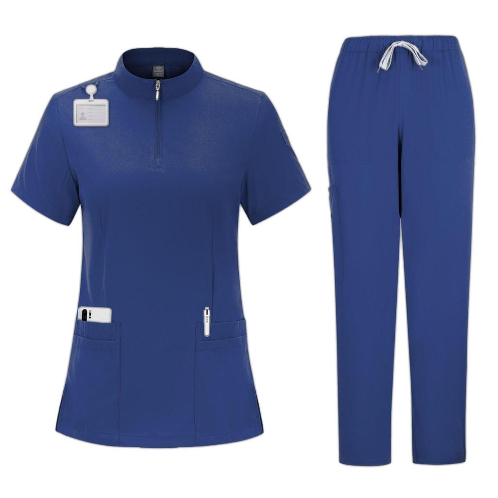 Women's Short Sleeve Spa and Salon Uniform Shirt 