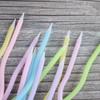 Birthday Candle Creative Rainbow Curve 12-piece Card-sucking Small Fresh Color Party Cake Baking Candle