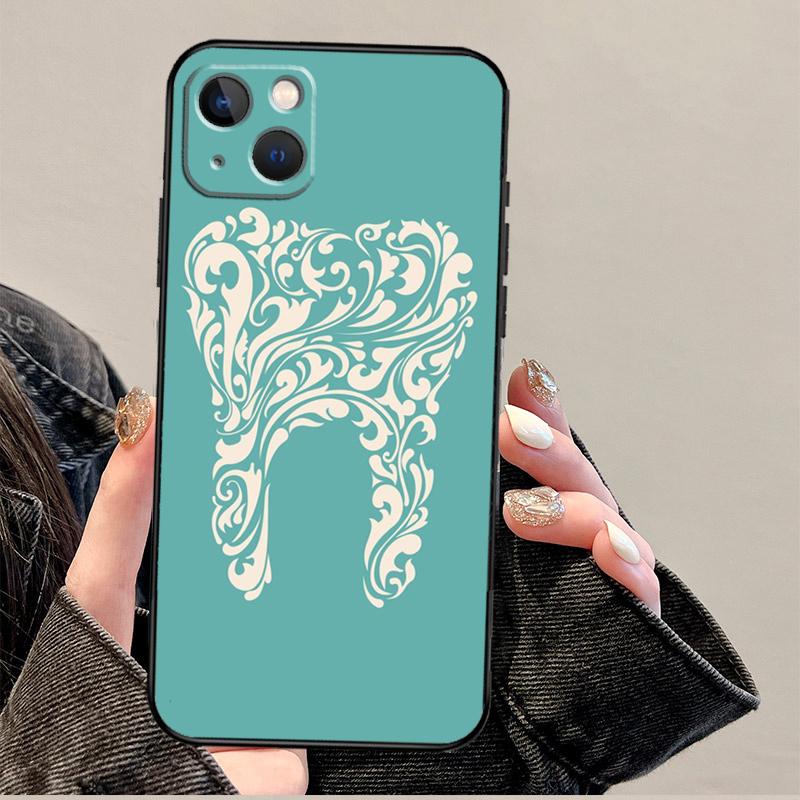 Dentist Dental Tooth Nurse Phone Case For iPhone 17 Pro Max 14 13 12 11 15 16 Pro Max mini 16 Plus 16e 17 Air Cover