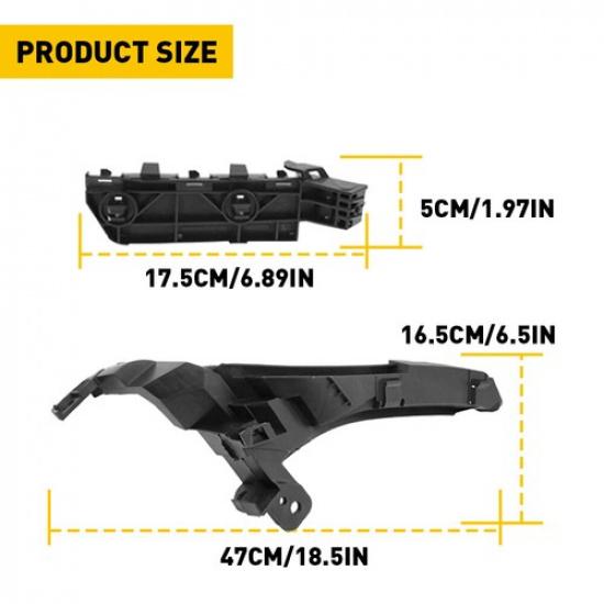 4PCS For CR-V CRV 2007-2011 Front Headlight Bumper Brackets Mount Hold Retainer