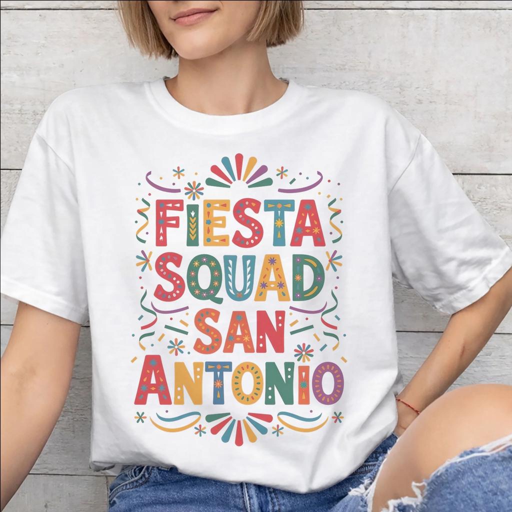Fiesta Squad Cinco De Mayo Graphic Printing T Shirt Men Women 100 Cotton Tee Shirt Clothing