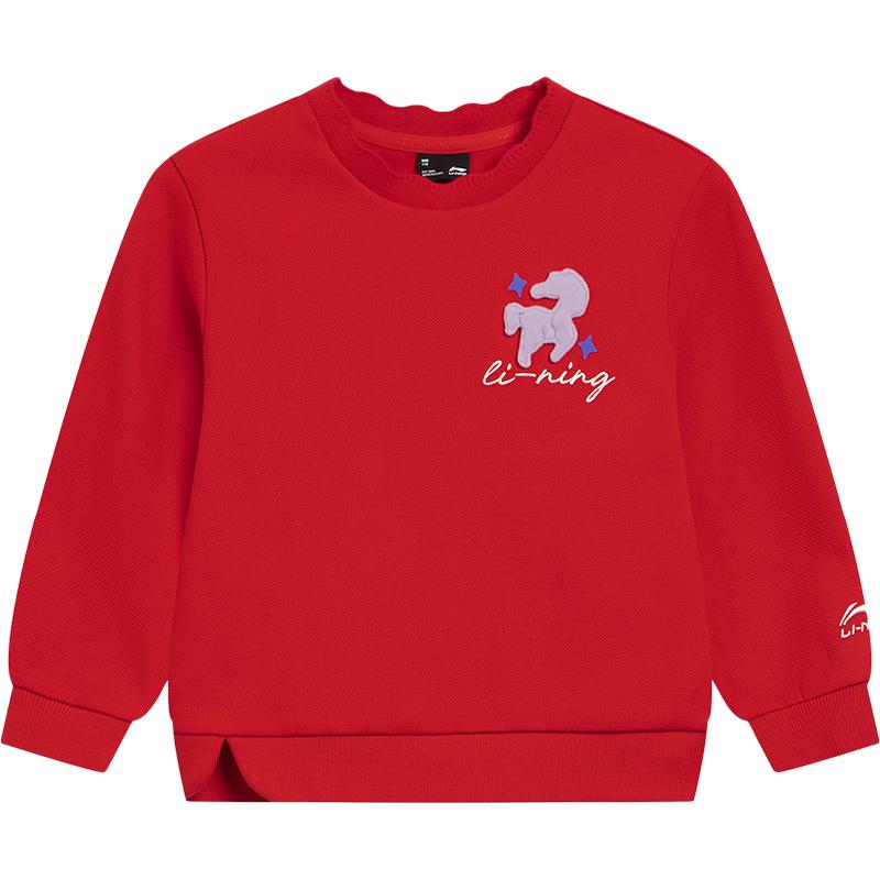 Детская толстовка без капюшона LI-NING с подолом в виде лепестков 110