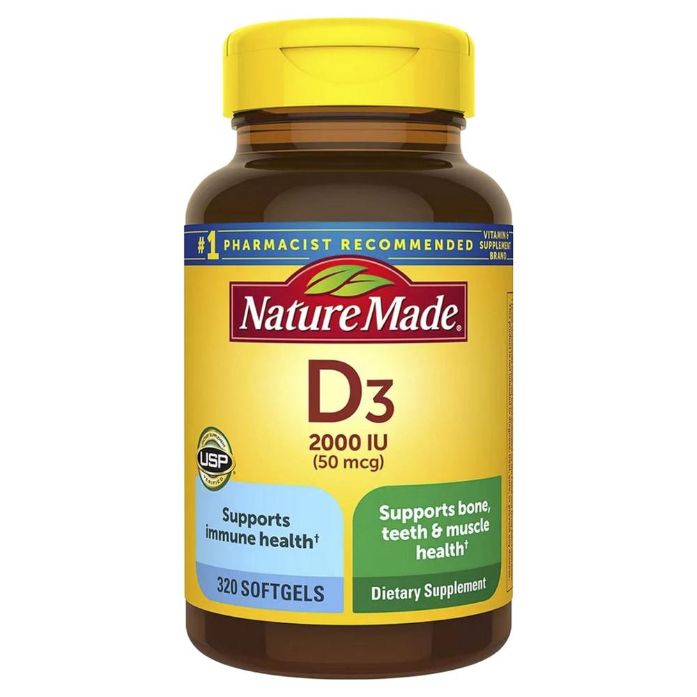 Naturemade D3 2000 IU Softgels 1 Pcs 320 Tablets