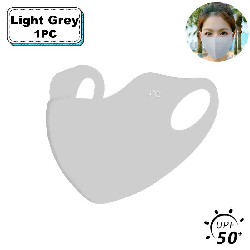 Full-Face UV Face Mask Reusable UPF 50+ Protection Sunscreen Veil Washable Breathable Ice Silk Sunscreen Mask for Cycling
