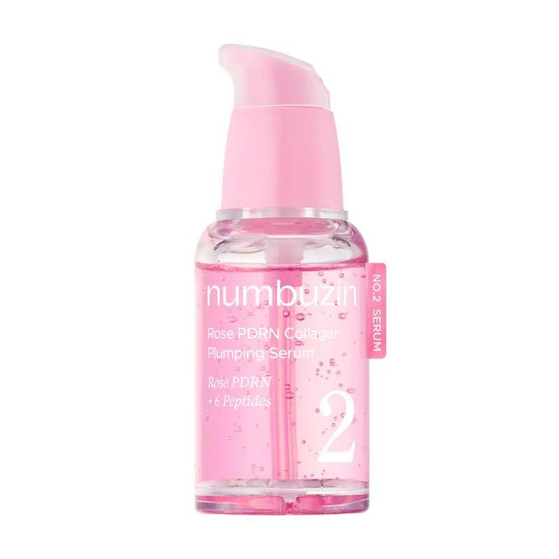 numbuzin Rose PDRN Collagen Plumping Serum 30mL – Elasticity & Glow Care