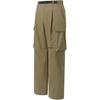 SALOMON Slate Korean Line Slate Rock Series Solid Color Mid Waist Straight Leg Work Pants Men Pants Light-Brown C28038