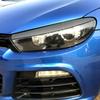 Headlight Eyelid Enhance Your Car\'s Look with Car Headlight Eyebrow Eyelid Cover Trim for Scirocco 2009 2017 2Pcs
