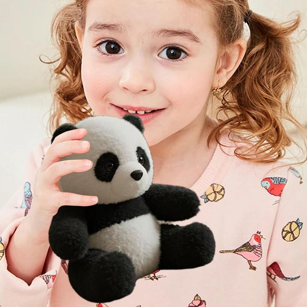 Panda Stuffed Animal Plush Stuffed Panda Bear Soft Realistic Doll Kawaii Plush Panda Toys Animal Nice Birthday Gift for Children