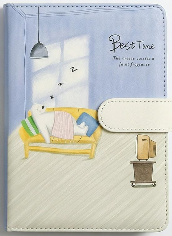 Girly Heart Notebook: Cute Magnetic Diary for Girls