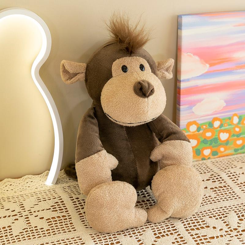 Forest Animal Doll Plush Toy Jungle Three Brothers Hugging Pillow Cute Rabbit Doll