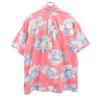 reyn spooner 80s Gold Tag Vintage Reverse Print Hibiscus Pattern Short sleeve Button down Aloha shirt Men's Used
