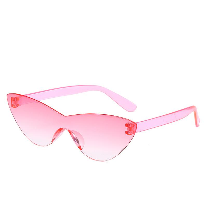 Purple Black Red Sunglasses Cateye Eyewear Women Brand Designer Small Triangle Vintage Sun Glasses Retro Sexy Cat Eye Sunglasses