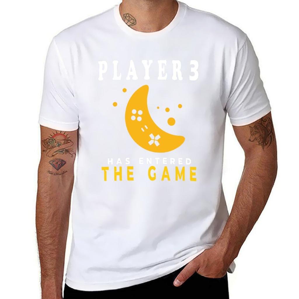 Player 3 Has Entered the Game TShirt T Shirt for Man 100 Percent Cotton T Shirts for Man Cotton Funny TShirt