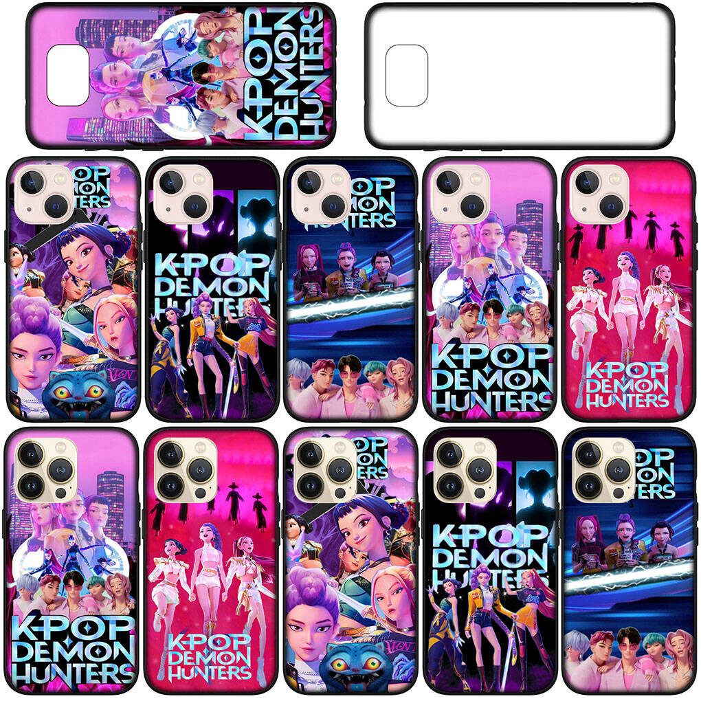 Pro Samsung Galaxy S25 S24 S23 S22 Ultra FE Plus A17 A37 A57 A56 A55 A06 A16 A15 A36 A26 A35 A05 A25 A54 A34 Pouzdro X Zoey KPop Demon Rumi Hunters Mira