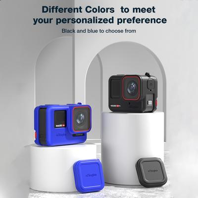 aMagisn AC08 Silicone Camera Protectiv Kit Camera Protector Case + Lense Cover + 2 Straps