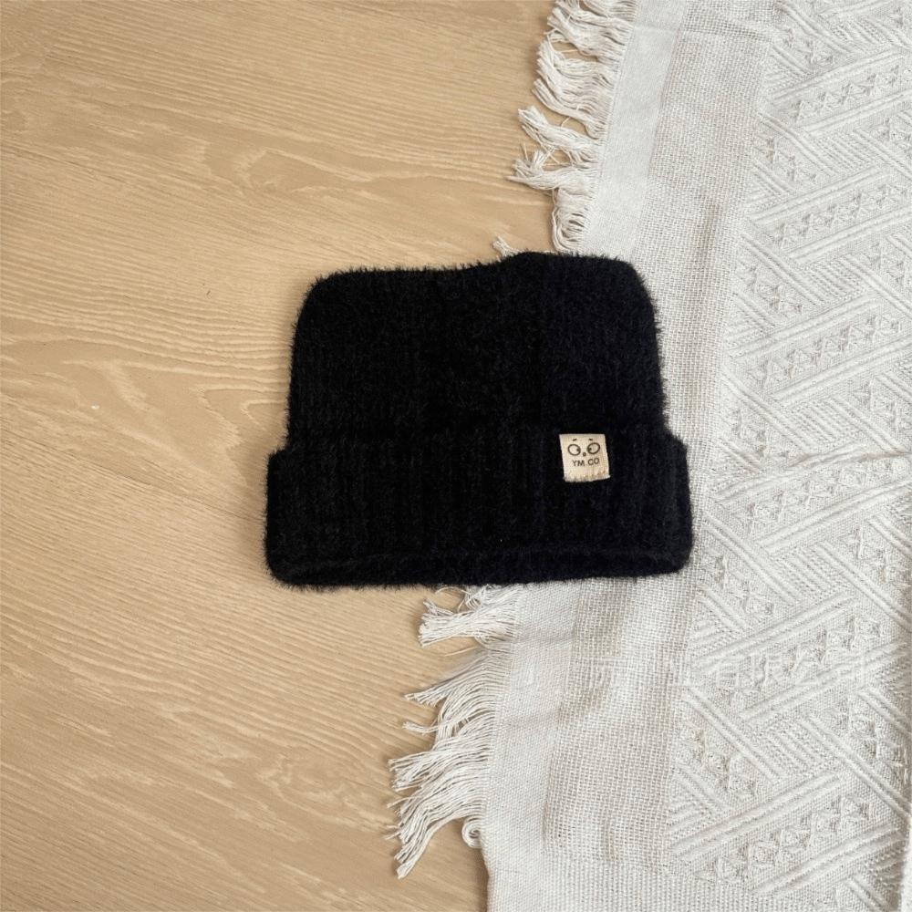Cold Proof Knitted Beanie Hat Thermal Winter Skull Cap Fashion Cat Ear Beanie Daily Wear