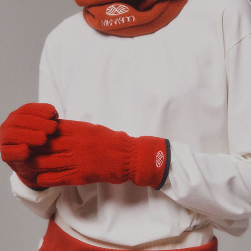 MENASOO Menasoo Logo Gloves_Red