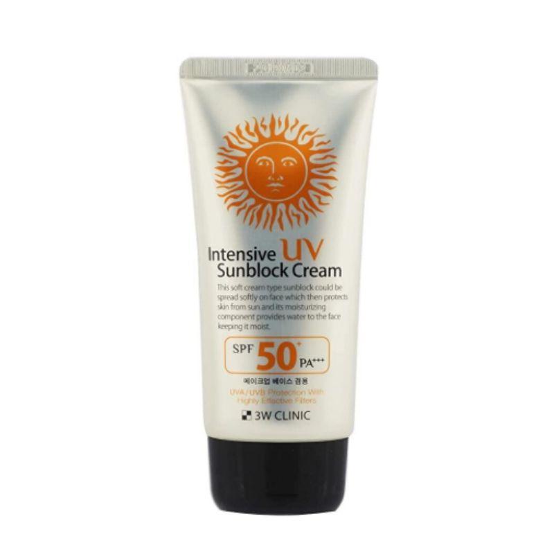 3w Clinic Intensive UV Sunblock Cream SPF50+ PA+++ 70ml