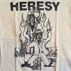 Heresy Band Album Music Heavy Cotton White T Shirt All Size For Men Unisex T-Shirt