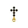 Crystals Star Dangled Belly Button Rings Stainless Steel Dainsty Zircon Navel Ring Belly Piercing Body Jewelries