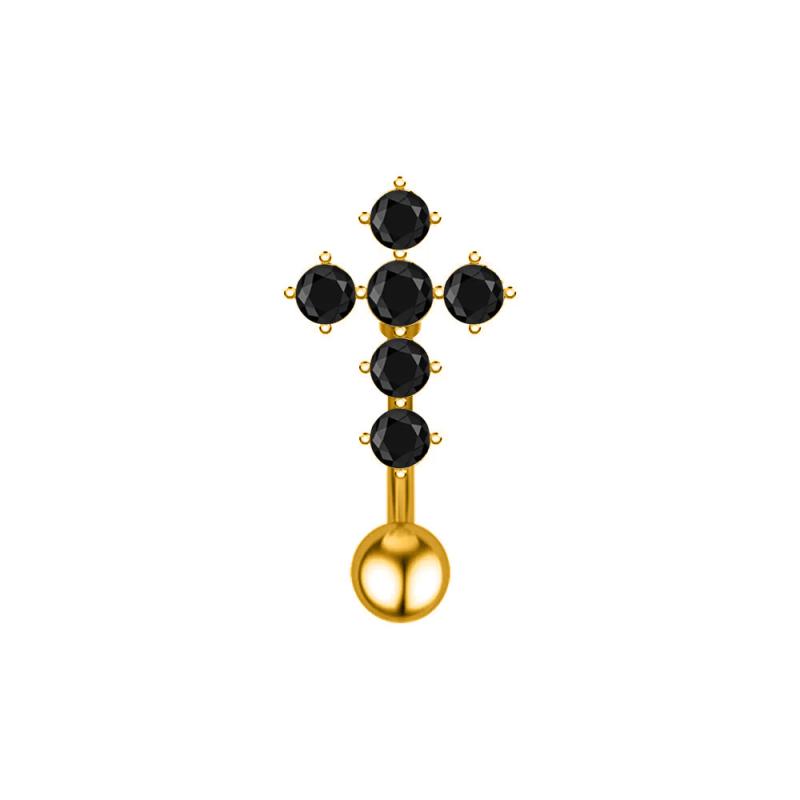 Crystals Star Dangled Belly Button Rings Stainless Steel Dainsty Zircon Navel Ring Belly Piercing Body Jewelries