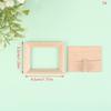 1Set 1:12 Dollhouse Miniature Photo Frame With Rear Cover Simulation Furniture Model Living Scene Decor Toy Doll House Accessories