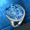 2021 Should Popular Court Vintage Ring Female Symphony Opal Ring
