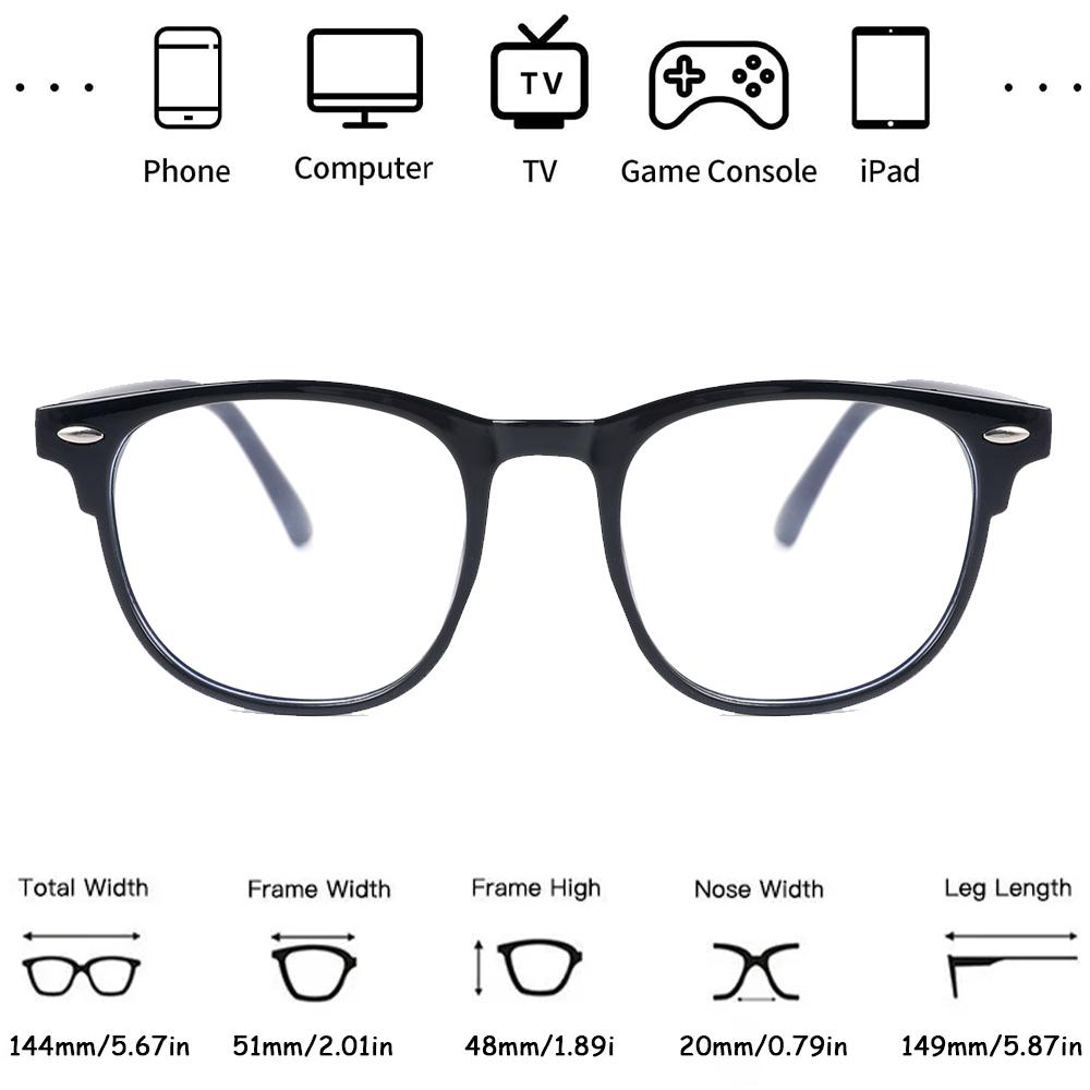 Computer Glasses For Women Men Fashion Women'S Anti Blue Light Glasses Simple Style High Clarity Eye Protection Eyewear