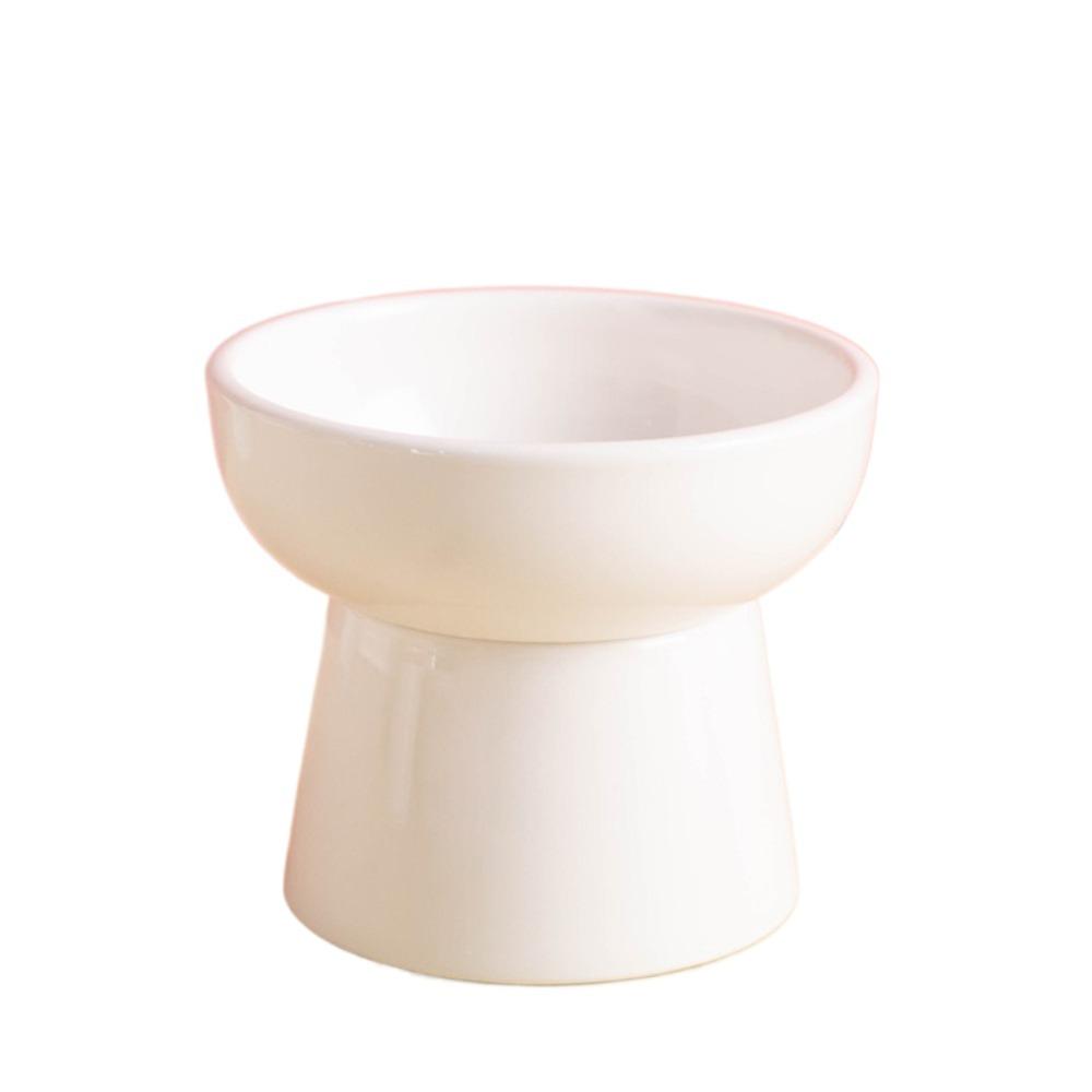 Ceramic Cat Elevated Bowl High Foot Pet Feeding Dishes Nordic Style Dog Food Water Feeders  Kitten