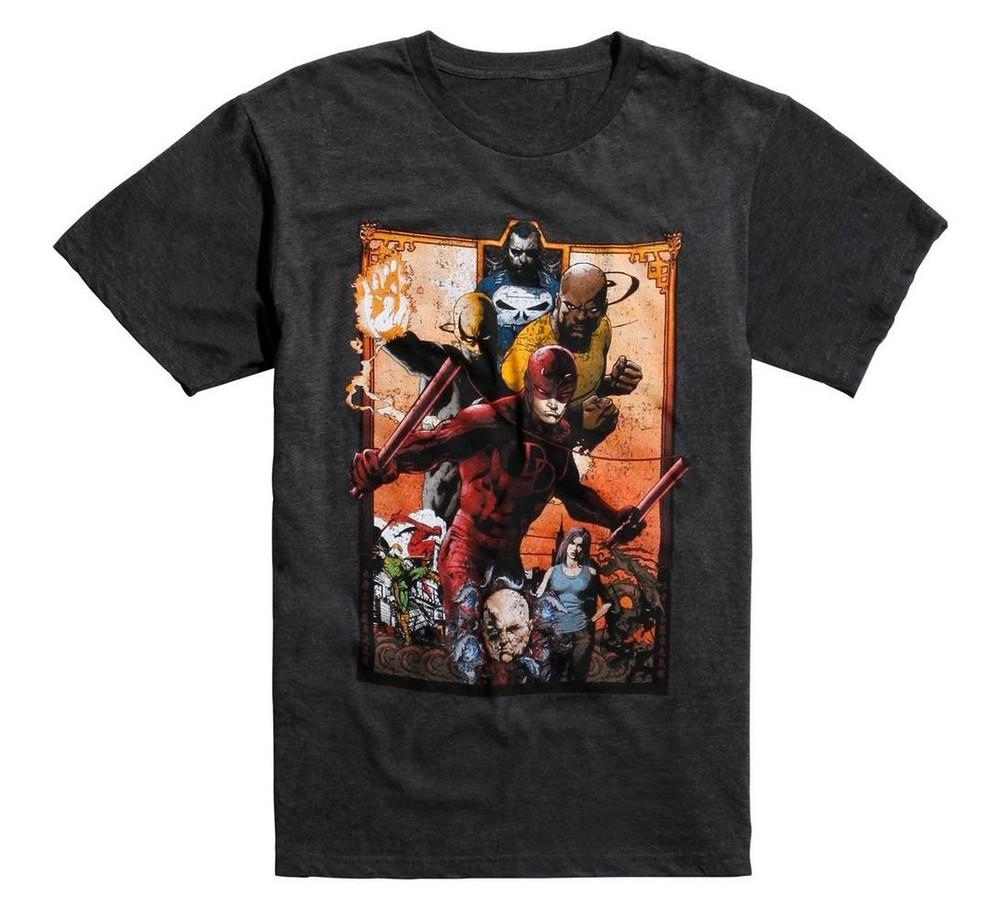 

Футболка Marvel The Defenders Fight Размер S-5XL Унисекс L
