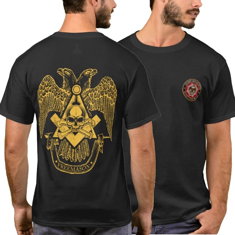 

Scottish Rite Doubleheaded Eagle Freemason Masonic TShirt New 100 Cotton ONeck Short Sleeve Casual Mens Tshirt Size S3XL S